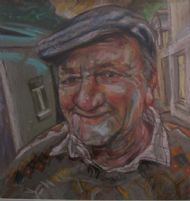 Mr James pastel on paper.